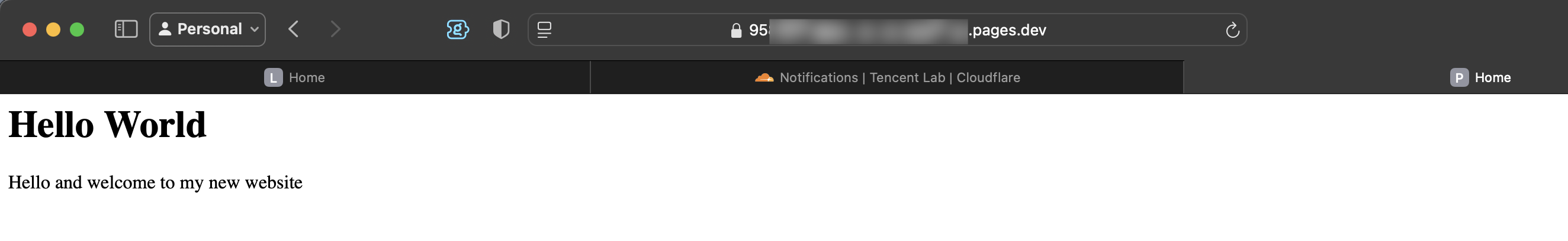 image showing the preview build visible in the browser